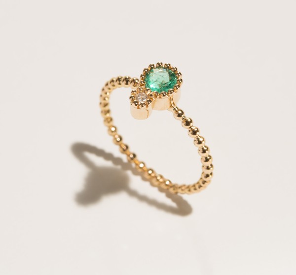 Foto do produto anel adelaidinha esmeralda