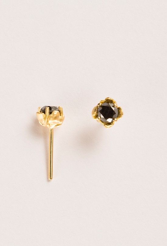 Foto do produto brinco magnólia diamante negro