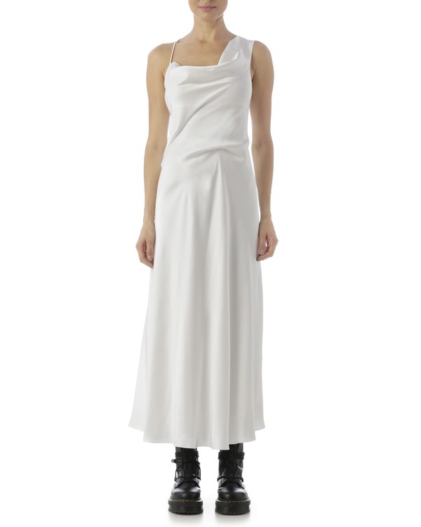 Foto do produto vestido assimétrico alcinha branco