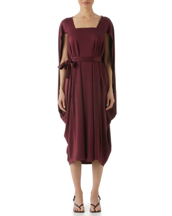 Foto do produto Vestido Hexágono Bordô