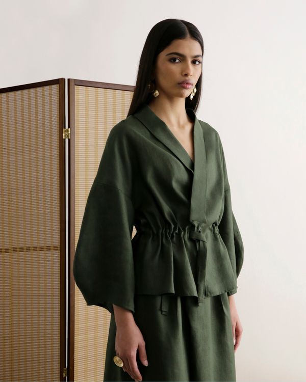 Foto do produto Quimono Verde Militar
