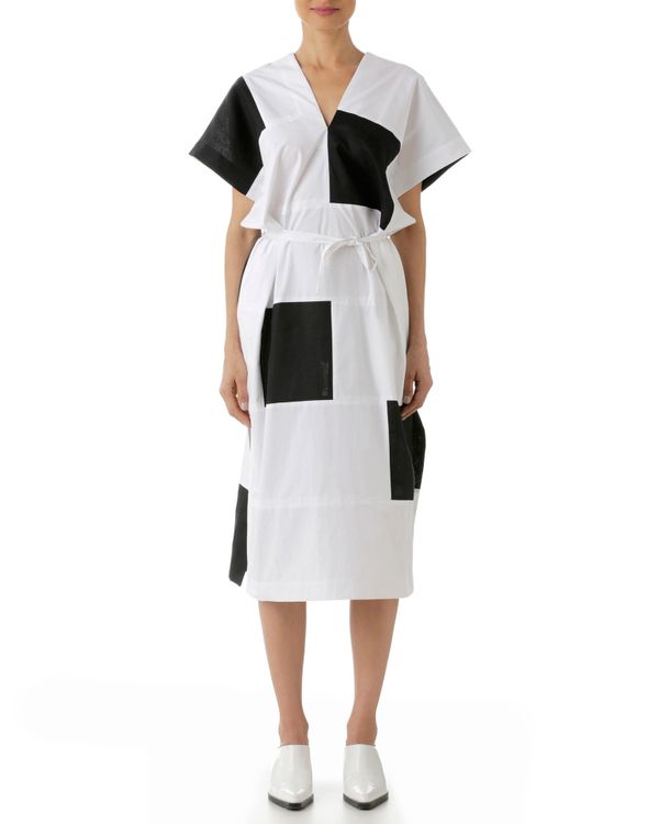 Foto do produto Vestido Modular Upcycling Branco e Preto