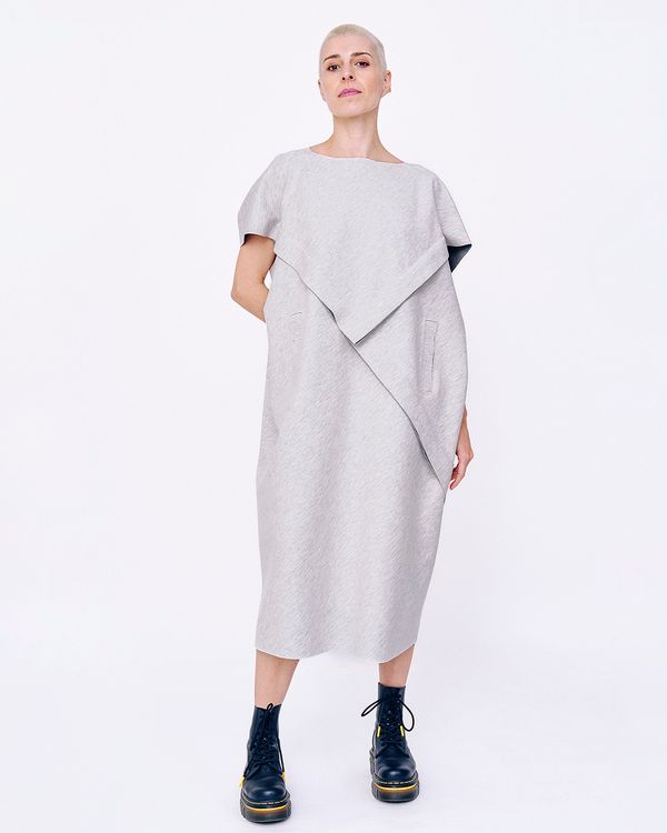 Foto do produto Vestido Envelope Costura Para Fora Mescla