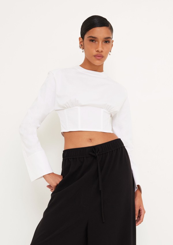 BLUSA CROPPED COSELET