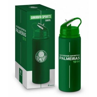 GARRAFA PALMEIRAS SPORTS ALUMÍNIO 500ML