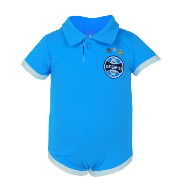 BODY POLO GRÊMIO M/C AZUL 