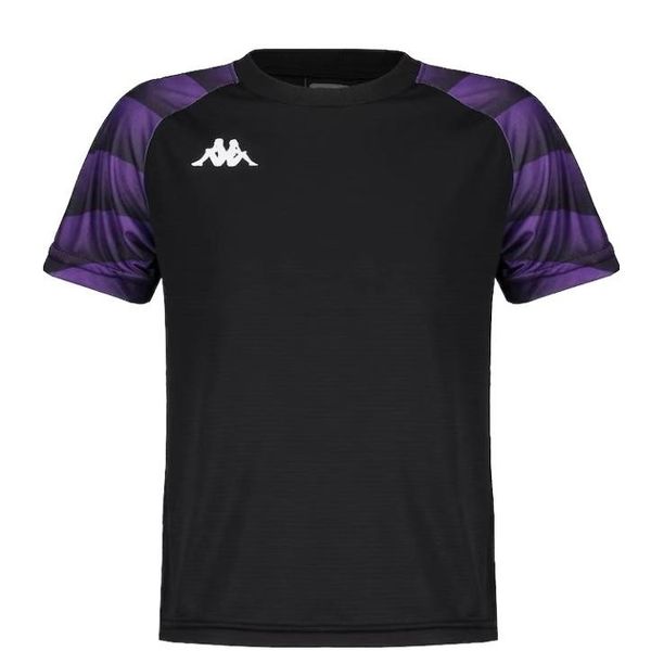 CAMISETA KAPPA RAGLANY PRETO INF 