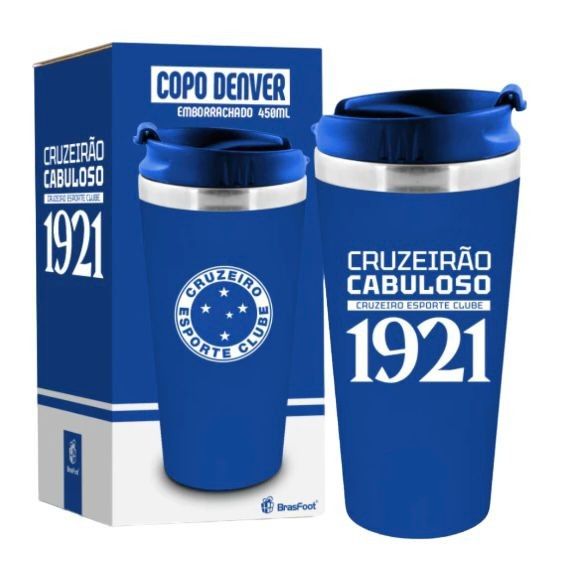 COPO CRUZEIRO DENVER TÉRMICO EMBORRACHADO 1 - 450ML