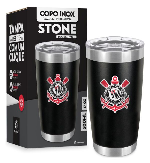 COPO TÉRMICO STONE - CORINTHIANS