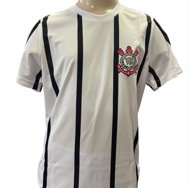 CAMISETA CORINTHIANS LISTRAS BCO INF