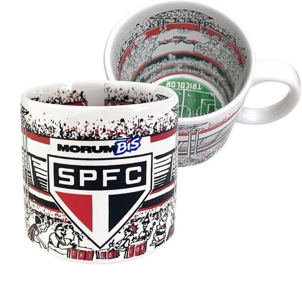 CANECA SÃO PAULO ESTÁDIO PORCELANA