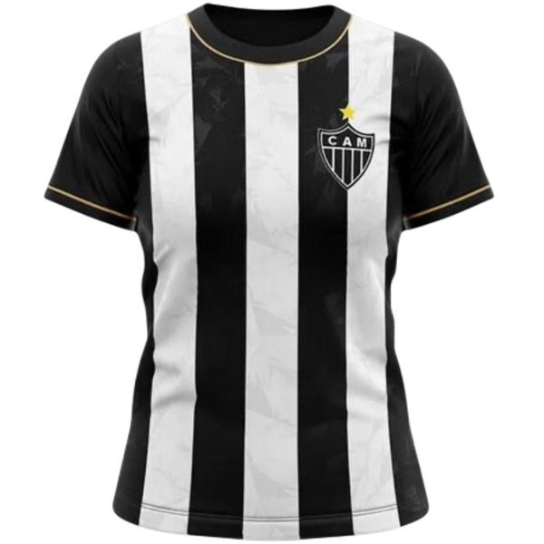 CAMISETA ATLÉTICO-MG TREVO PTO/BCO FEM