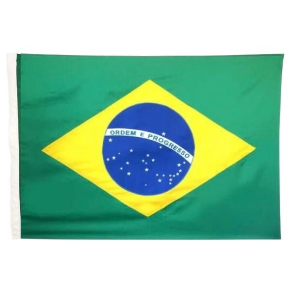 BANDEIRA BRASIL 1 FACE SUBLIMADO TORCEDOR 2 PANOS (1,28X0,90)