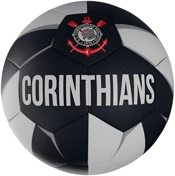 BOLA CAMPO CORINTHIANS MUNDIAL 2.0 PTO/BCO