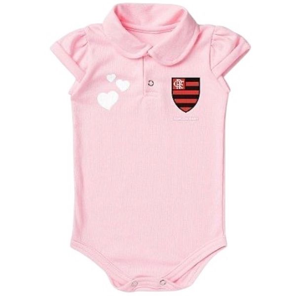 BODY POLO FLAMENGO ROSA 