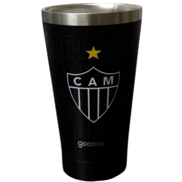 COPO ATLÉTICO-MG TÉRMICO VIBE LOGO ESCRITAS 470ML