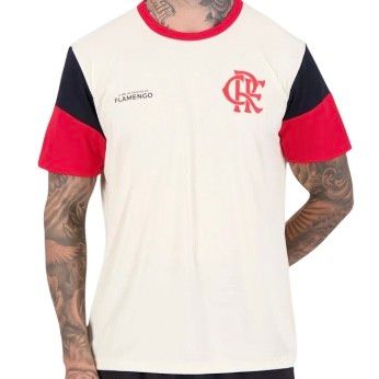 CAMISETA FLAMENGO CLAMOR BEGE MASC 