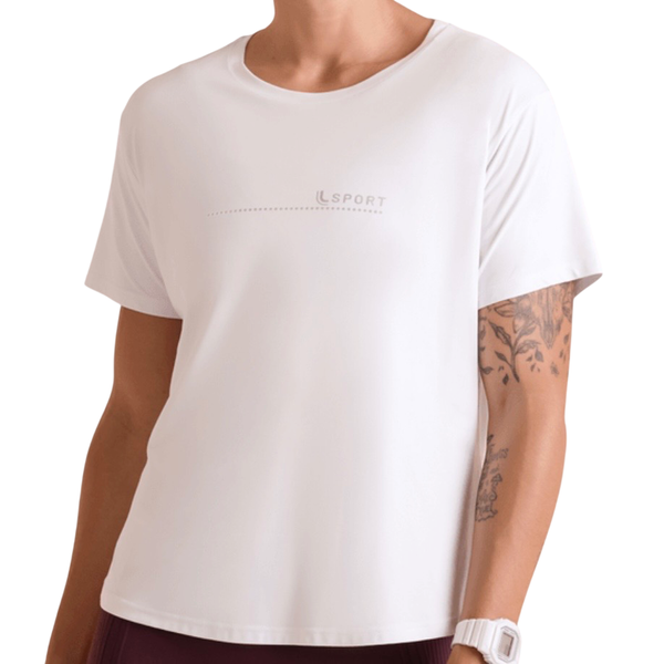 CAMISETA LUPO BÁSICA UV BCO FEM 