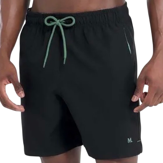 SHORT MASH ELASTANO LISO CONTRASTE PTO MASC 