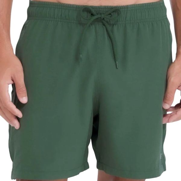 SHORT MASH ELASTANO LISO VRD MILITAR MASC 