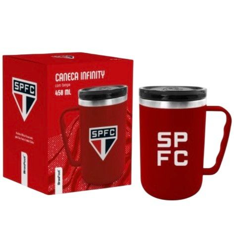 CANECA SAO PAULO PLÁSTICA INOX INFINITY 450ML
