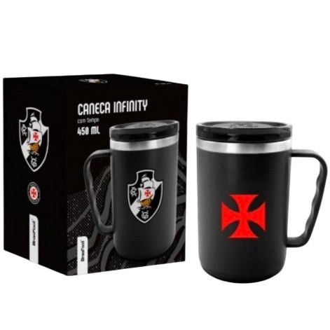 CANECA VASCO PLÁSTICA INOX INFINITY 450ML