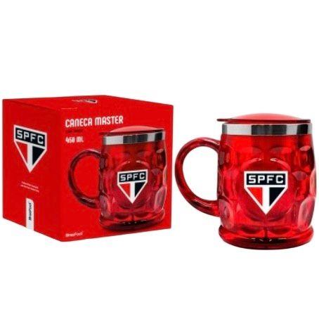 CANECA SAO PAULO PLÁSTICA INOX MASTER 450ML