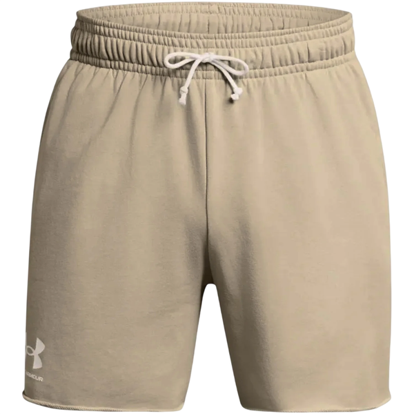 SHORT UA RIVAL TERRY 6 BEGE MASC 