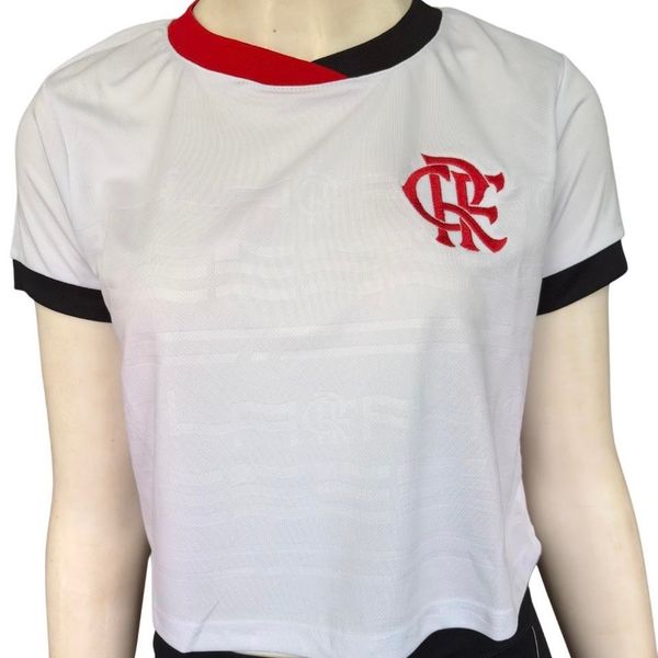 CROPPED FLAMENGO AWAY BCO FEM 