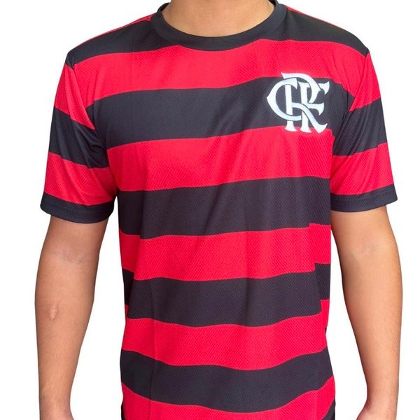 CAMISETA FLAMENGO HOME VERM/PTO MASC 