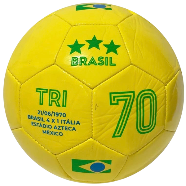 BOLA BRASIL TRI 1970 CAMPO AMR/VRD