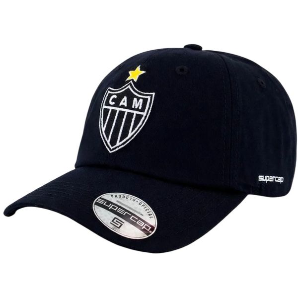 BONÉ ATLÉTICO MINEIRO SUPER CAP BORDADO FRONTAL PTO