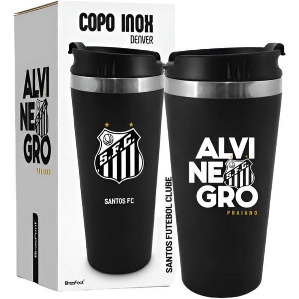 COPO SANTOS DENVER TÉRMICO EMBORRACHADO 450ML