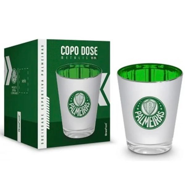 COPO PALMEIRAS DOSE METALIC 55ML 