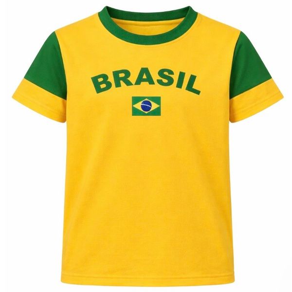 CAMISETA BRASIL DENGO AMR/VRD INF 