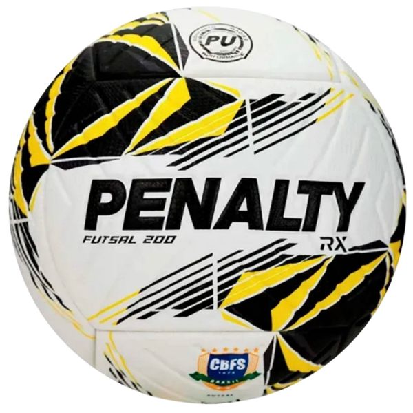 BOLA FUTSAL PENALTY RX 200 XXVI BCO/AMR/PTO