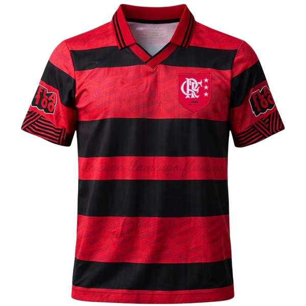 POLO FLAMENGO RETRÔ 1996 HOME VRM/PTO MASC 