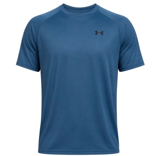 CAMISETA UA TECH 2.0 SS AZUL MASC 