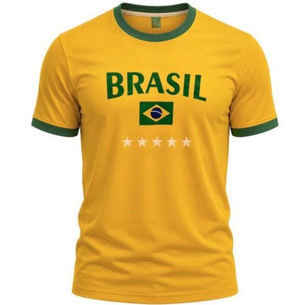 CAMISETA BRASIL PURO AMR MASC 
