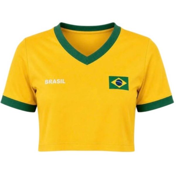 CROPPED BRASIL LOTUS AMR FEM 