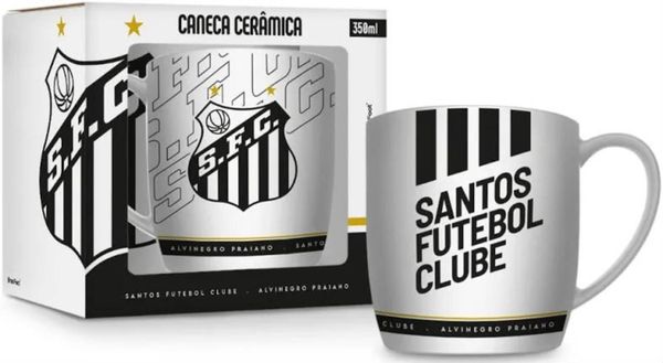 CANECA SANTOS CERÂMICA URBAN - 350ML