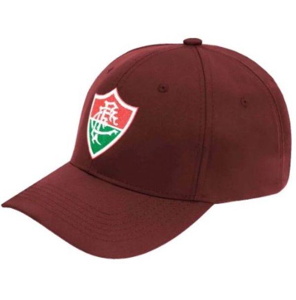BONÉ FLUMINENSE ESCUDO FRONTAL GRENA