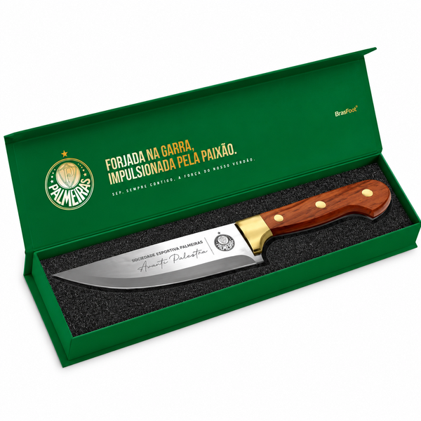 FACA PALMEIRAS STEEL GOLD