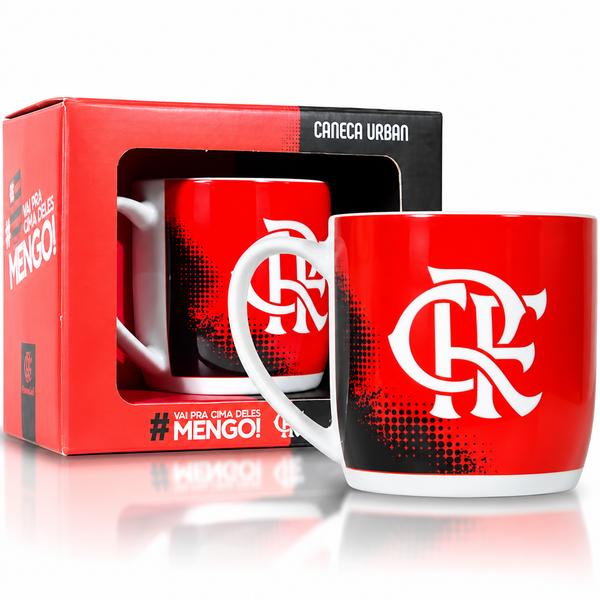 CANECA FLAMENGO URBAN PORCELANA 5 - 300ML