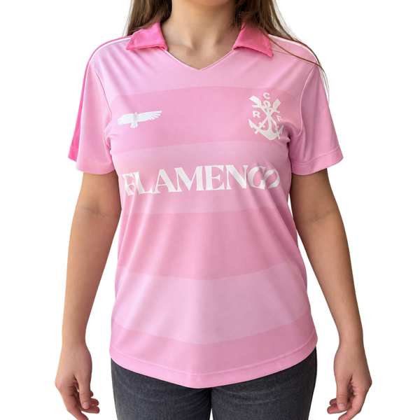 CAMISETA FLAMENGO RENOVA ROSA FEM 