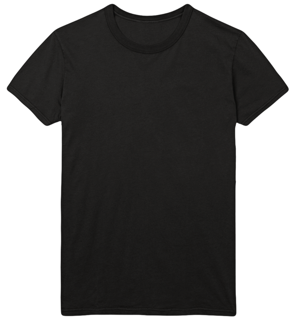 CAMISETA BÁSICA TUBULAR - PRETA