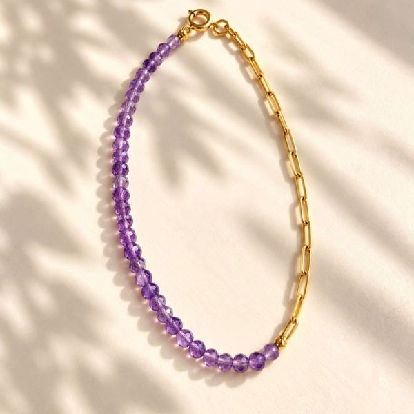 Pulseira Thelma - Ametista 
