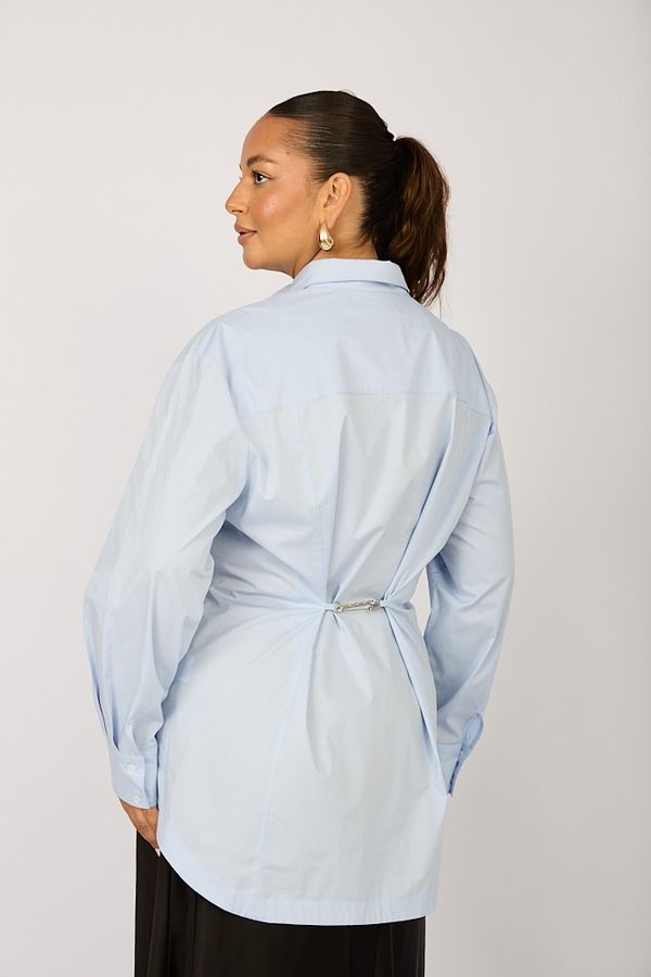 Foto do produto CAMISA CLIP - AZUL CELESTE