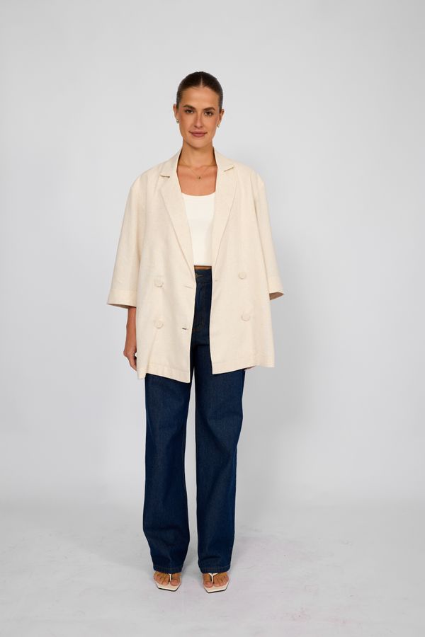 Foto do produto BLAZER ROMA - NATURAL
