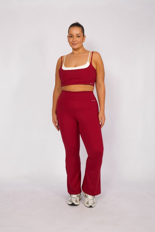 Foto do produto CALÇA FLARE - CEREJA
